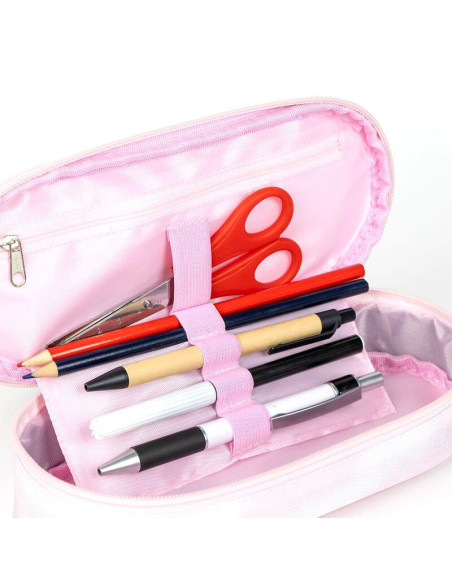 P4475,Penar neechipat Cerda 39183, 1 fermoar, motiv Barbie, 22.5 cm, Roz