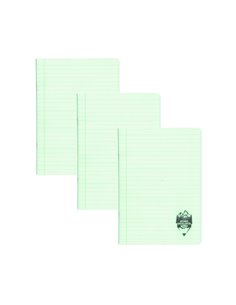 Set 3 x Caiet Daco A5, 48 file, 70 g/mp, dictando, coperta plastic, Verde pastel