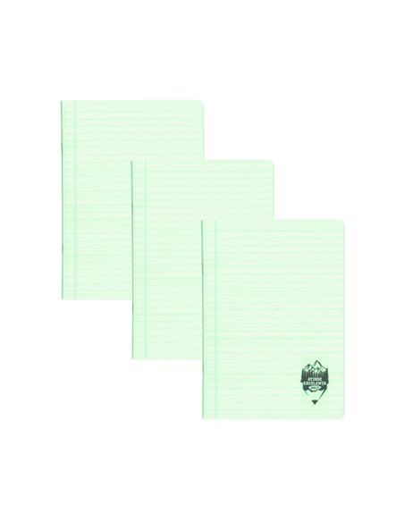 Set 3 x Caiet Daco A5, 48 file, 70 g/mp, dictando, coperta plastic, Verde pastel Set 3 x Caiet Daco A5, 48 file, 70 g/mp, dictando, coperta plastic, Verde pastel