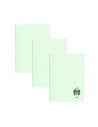 Set 3 x Caiet Daco A5, 48 file, 70 g/mp, dictando, coperta plastic, Verde pastel