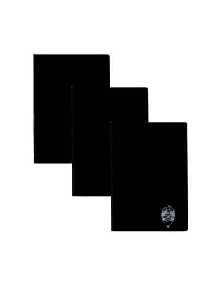 Set 3 x Caiet Daco A5, 48 file, 70 g/mp, dictando, coperta plastic, Negru Set 3 x Caiet Daco A5, 48 file, 70 g/mp, dictando, coperta plastic, Negru