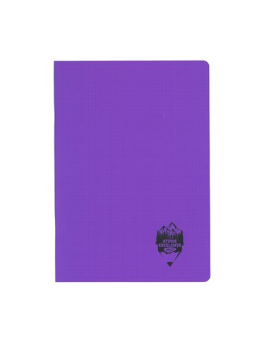 Caiet A4 60 file DACO, coperta plastic, matematica, 70g/mp, Mov