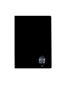 Caiet A4 60 file DACO, coperta plastic, dictando, 70 g/m, Negru