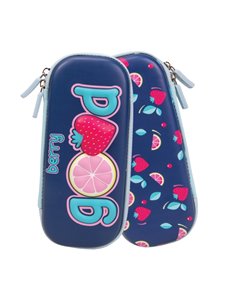 Penar neechipat tip etui 3D S-COOL SC3023, 1 fermoar, Motiv berry good