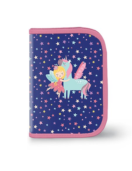 Penar echipat YOLLO, 1 fermoar, 2 extensii, 30 piese, Motiv unicorn