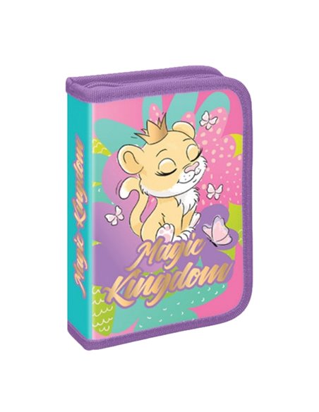 Penar echipat, 1 fermoar, 2 extensii, 30 piese, MAGIC KINGDOM - YOLLO