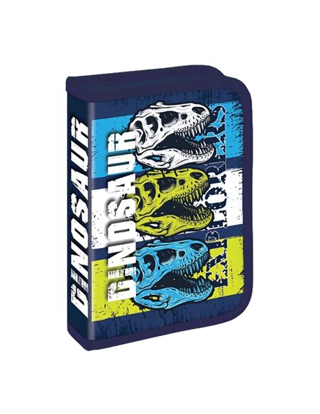 Penar echipat Yollo YL108 , 1 fermoar, 2 extensii, 30 piese, Motiv dinosaur