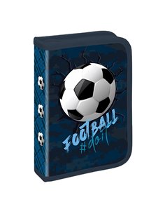 Penar echipat YOLLO, 1 fermoar, 2 extensii, 30 piese, motiv FOOTBALL