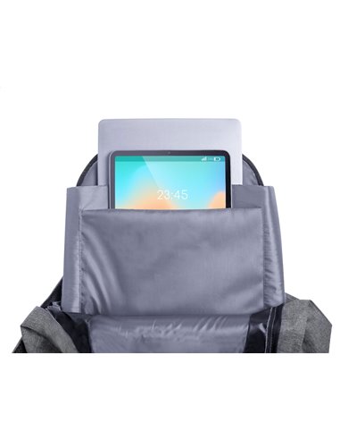 Rucsac Murdoch RPET compartiment laptop, 47 x 35 x 15 cm, Ash grey Rucsac Murdoch RPET compartiment laptop, 47 x 35 x 15 cm, Ash grey