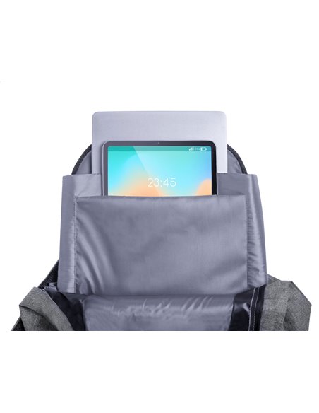 Rucsac Murdoch RPET compartiment laptop, 47 x 35 x 15 cm, Ash grey Rucsac Murdoch RPET compartiment laptop, 47 x 35 x 15 cm, Ash grey