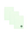 Set 3 x Caiet Daco A5, 48 file, 70g/mp, matematica, coperta plastic, Verde pastel