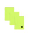 Set 3 x Caiet Daco A5, 48 file, 70g/mp, matematica, coperta plastic, Verde neon