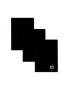 Set 3 x Caiet Daco A5, 48 file, 70g/mp, matematica, coperta plastic, Negru
