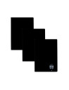 CT461AR/NEGRU-3BUC/SET,Set 3 x Caiet Daco A4, 60 file, 70g/mp, matematica, coperta plastic, Negru