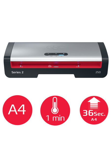 GBC4410070EU,Laminator GBC 250 Home Office, A4 GBC4410070EU,Laminator GBC 250 Home Office, A4