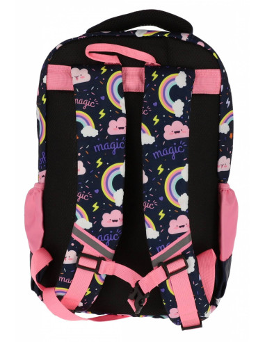 SWUNICOR02,Ghiozdan scoala PIGNA pentru clasa 0, 3 fermoare, motiv Unicorn, Bleumarin SWUNICOR02,Ghiozdan scoala PIGNA pentru clasa 0, 3 fermoare, motiv Unicorn, Bleumarin