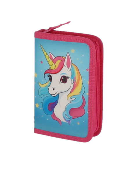 MCPE31CK95,Penar echipat 31 piese 1 fermoar 2 extensii unicorn albastru pigna