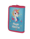 MCPE31CK95,Penar echipat 31 piese 1 fermoar 2 extensii unicorn albastru pigna