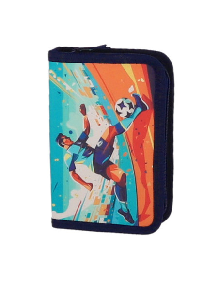 MCPE31CK99,Penar echipat 31 piese 1 fermoar 2 extensii fotbal albastru pigna