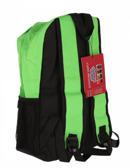 LE42LCVE,Ghiozdan clasele i-iv verde 2 fermoare pigna