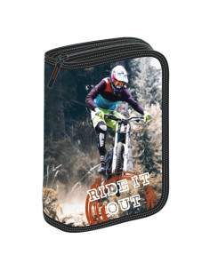 MCPE50Q54,Penar echipat 50 piese 1 fermoar 2 extensii ride it out negru pigna