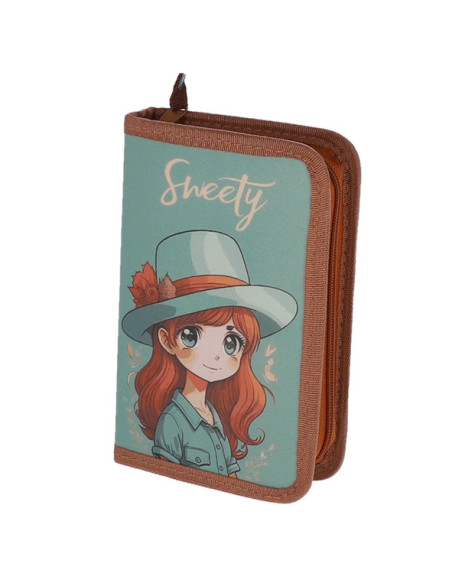 MCPE23ME52,Penar echipat 23 piese 1 fermoar 2 extensii sweety verde pigna