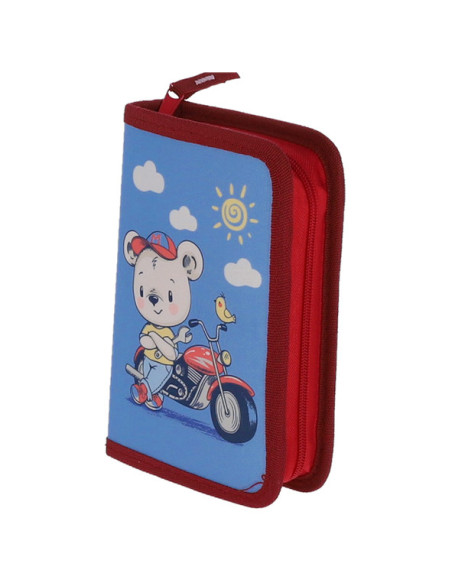 MCPE23ME58,Penar echipat 23 piese 1 fermoar 2 extensii ursulet albastru pigna