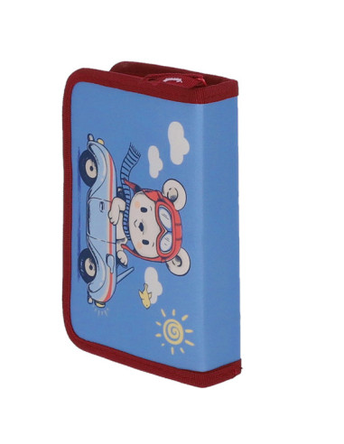 MCPE23ME58,Penar echipat 23 piese 1 fermoar 2 extensii ursulet albastru pigna