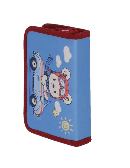 MCPE23ME58,Penar echipat 23 piese 1 fermoar 2 extensii ursulet albastru pigna