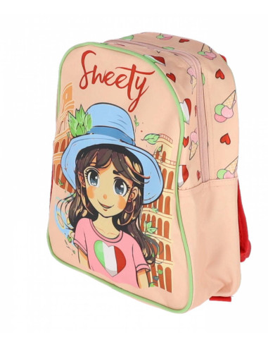 SORS28IT,Ghiozdan gradinita 1 fermoar sweety pigna