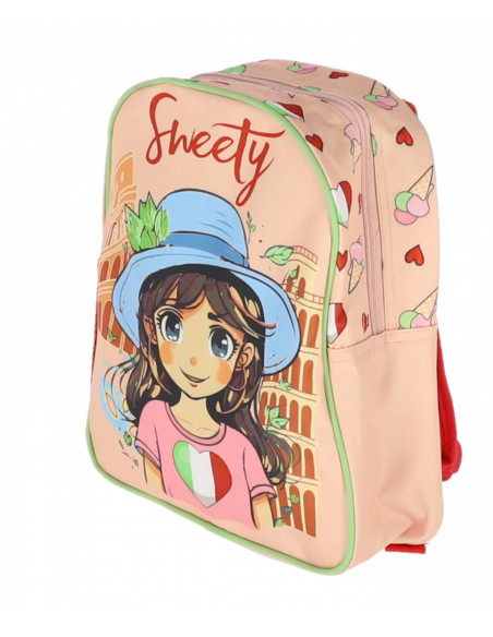 SORS28IT,Ghiozdan gradinita 1 fermoar sweety pigna