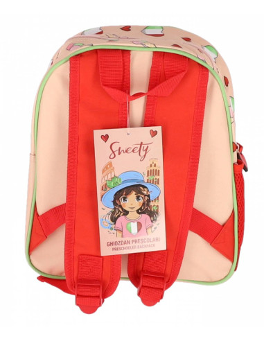 SORS28IT,Ghiozdan gradinita 1 fermoar sweety pigna