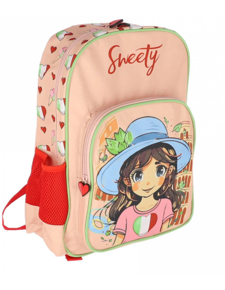 SORS38IT,Ghiozdan clasa 0 3 fermoare sweety pigna