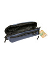 SD-SKE091/ALBASTRU,Penar neechipat tip etui Econovo, 2 fermoare, ALBASTRU