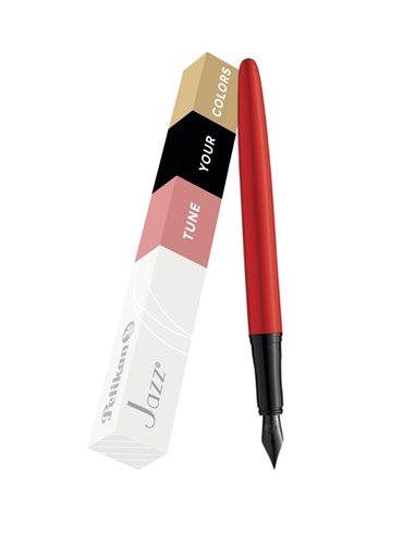 Stilou Pelikan Jazz Noble Elegance P36 in cutie de carton, Red