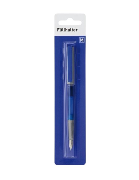 Stilou Herlitz basic, penita M, blister, Albastru