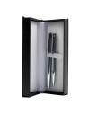 S2058,Set cadou - Stilou cu Pix CRESCO Elegant E850055 E-01, corp metalic, Argintiu