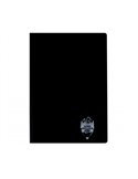 Caiet Daco A5, 100 file, 70 g/mp, coperta plastic, dictando, Negru