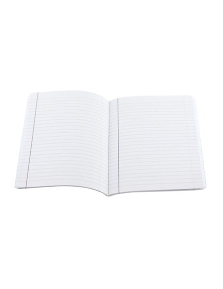 Caiet Daco A5, 100 file, 70 g/mp, coperta plastic, dictando, Mov pastel