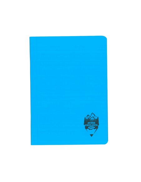 Caiet Daco A5, 100 file, 70 g/mp, coperta plastic, dictando, Albastru
