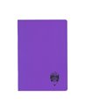 Caiet Daco A5, 100 file, 70 g/mp, coperta plastic, matematica, Mov 