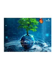 Caiet geografie Ecada, 17x24 cm, 24 file, 60 g/mp