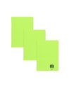 Set 3 x Caiet Daco A5 TIP II, 24 file, 100 g/mp, coperta plastic, Verde