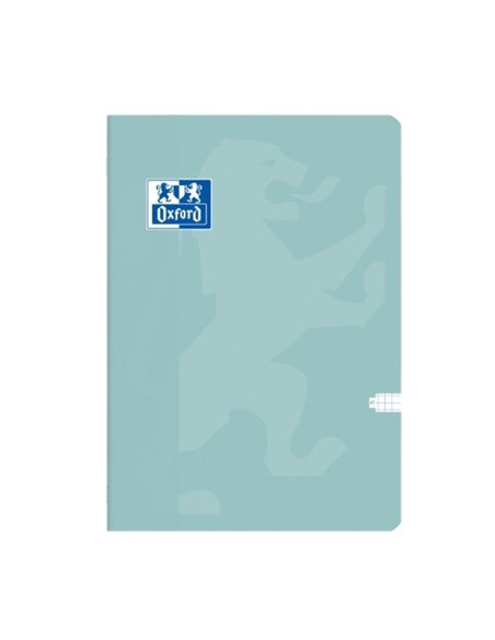 Caiet Oxford A4, 60 file, hartie Optik 80g/mp, matematica, Motiv touch pastel, Albastru