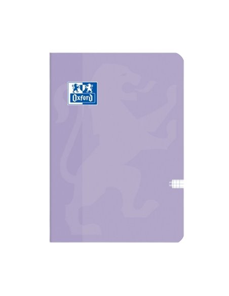 Caiet Oxford A4, 60 file, hartie Optik 80g/mp, matematica, Motiv touch pastel, Mov