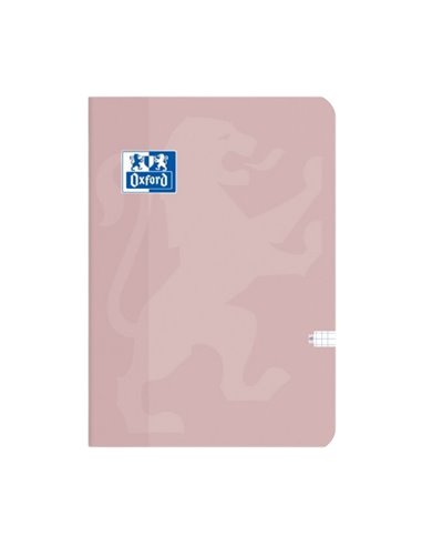Caiet Oxford A4, 60 file, hartie Optik 80g/mp, matematica, Motiv touch pastel, Roz