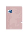 Caiet Oxford A4, 60 file, hartie Optik 80g/mp, matematica, Motiv touch pastel, Roz