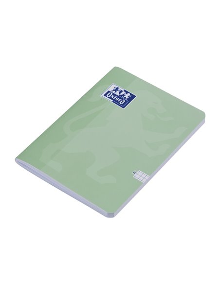 Caiet Oxford A4, 60 file, hartie Optik 80g/mp, matematica, Motiv touch pastel, Verde
