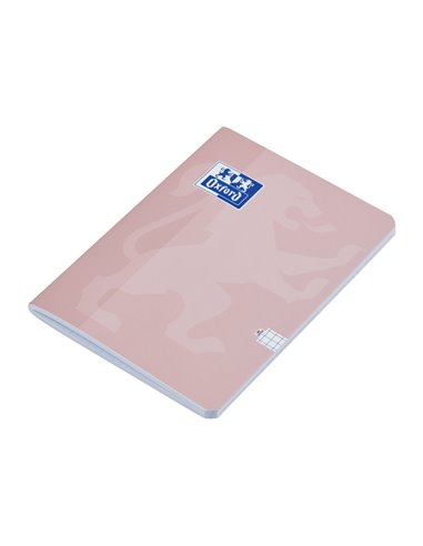 Caiet Oxford A4, 60 file, hartie Optik 80g/mp, matematica, Motiv touch pastel, Roz