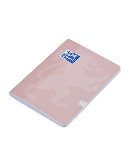 Caiet Oxford A4, 60 file, hartie Optik 80g/mp, matematica, Motiv touch pastel, Roz